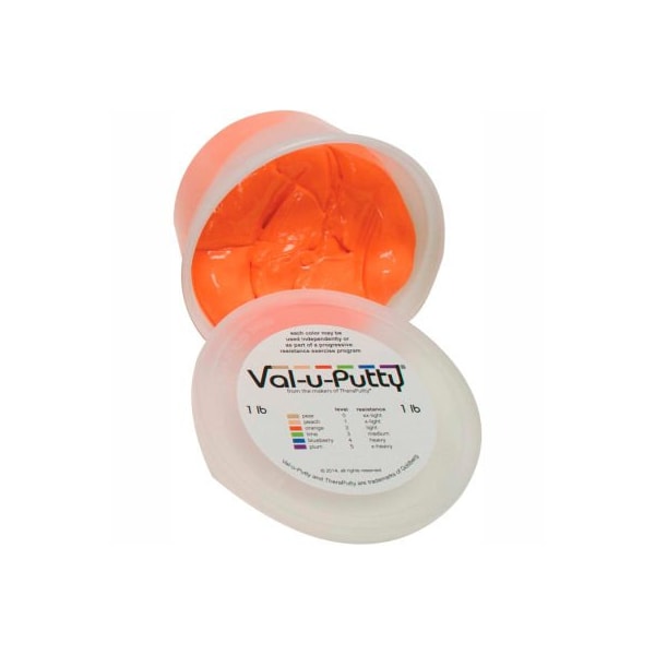 Val-u-Putty Exercise Putty, Orange, Soft, 1 Pound